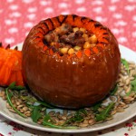 Гарбуз, фарширований бараниною