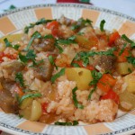 Овочеве рагу з рисом