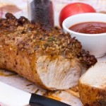 Запечена свинина з гірчичною скоринкою