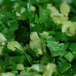 Салат з картоплі з черемшою