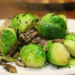 Брюссельська капуста з шампіньйонами