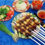 Шашлик із курячої печінки