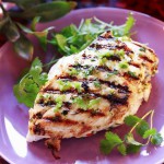 Курячі грудки на грилі з базиліком