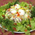 Салат «Перепелине гніздо»