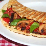 Омлет з грибами і овочами