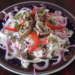 Салат з млинцями