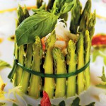 Легкий салат з огорожею зі спаржі