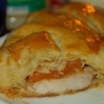 Свинина з курагою, запечена  в тісті