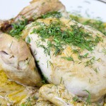 Курка з яблучним соком і яблуками