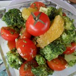 Салат з броколі і апельсину