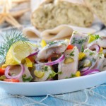Салат закусочний з оселедцем