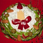 Святковий салат «Новорічна свічка»