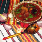 Пісний борщ з грибами