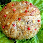 Новорічна м’ясна куля