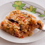 Рис з цибулею-порей