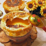 Гарбузовий суп-пюре з креветками