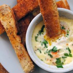 Омлет зі сьомгою