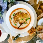 Пшоняна каша зі запеченою грушею